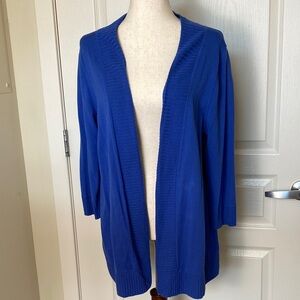 Talbots Vibrant Blue Women's Cardigan